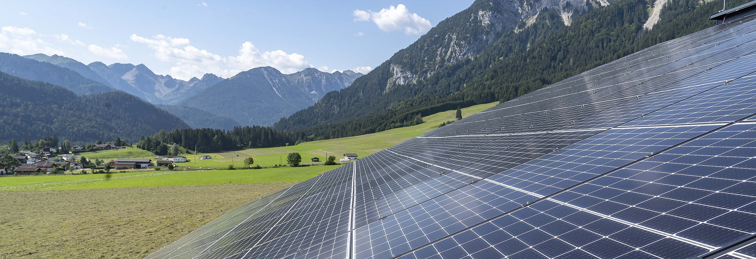 Photovoltaikanlage auf einem Hausdach