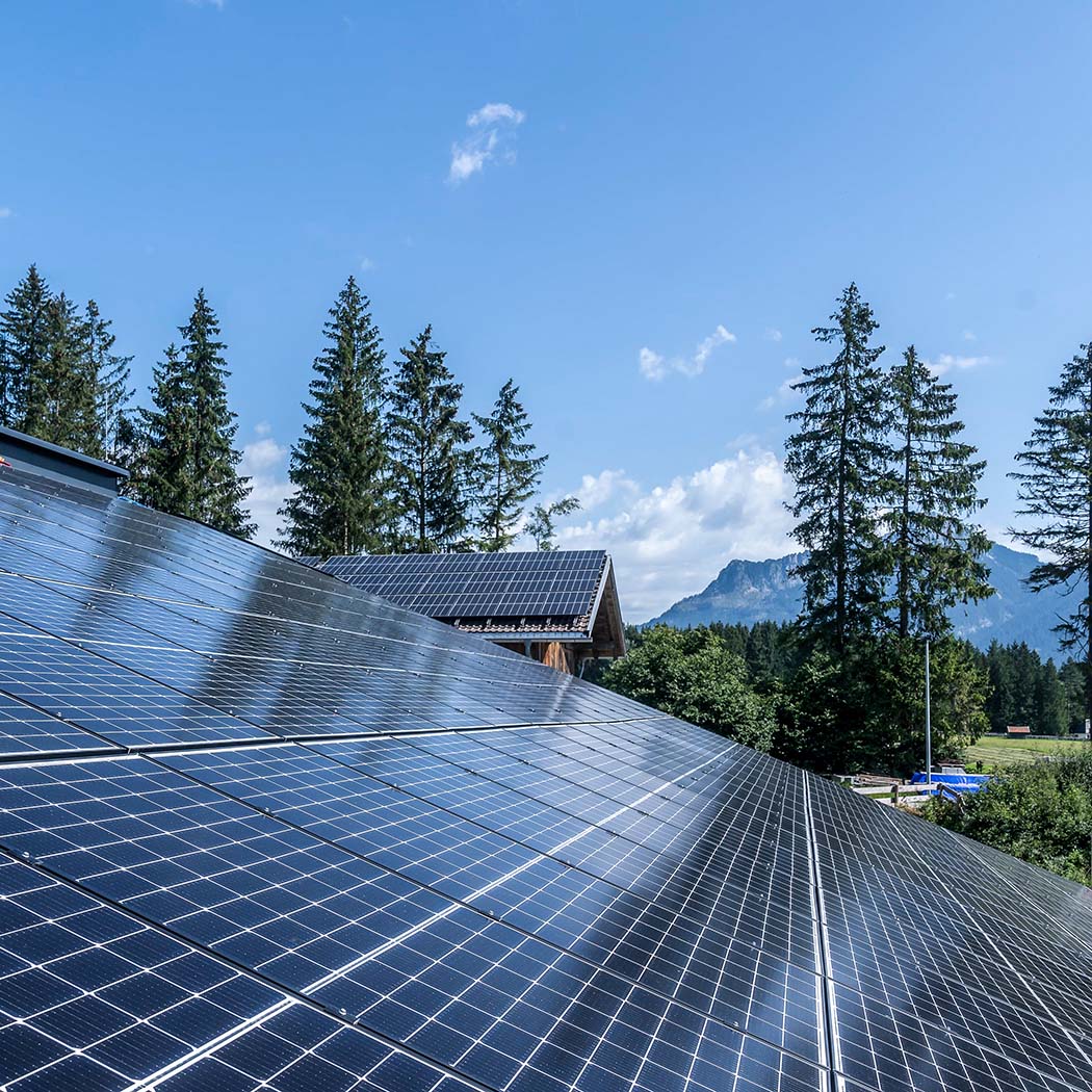 Photovoltaik Anlage auf Dach