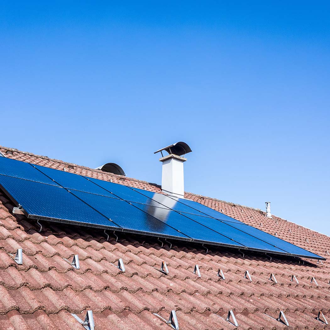 Photovoltaik Anlage auf Dach